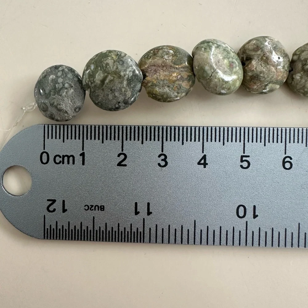 Natural Jasper & Stone Bead Strand Lot – 6 Strands – 15” Each - Picture 5 of 9